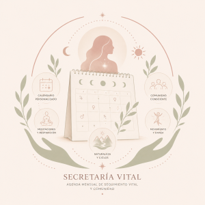 Secretaría Vital – Agenda y acompañamiento mensual de tránsitos, cuerpo y comunidad